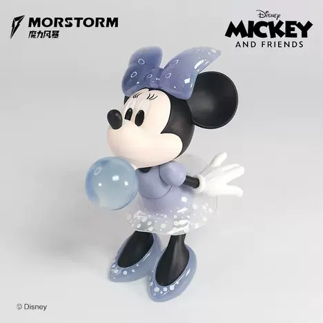 魔力風暴 吹泡泡米妮 灰白