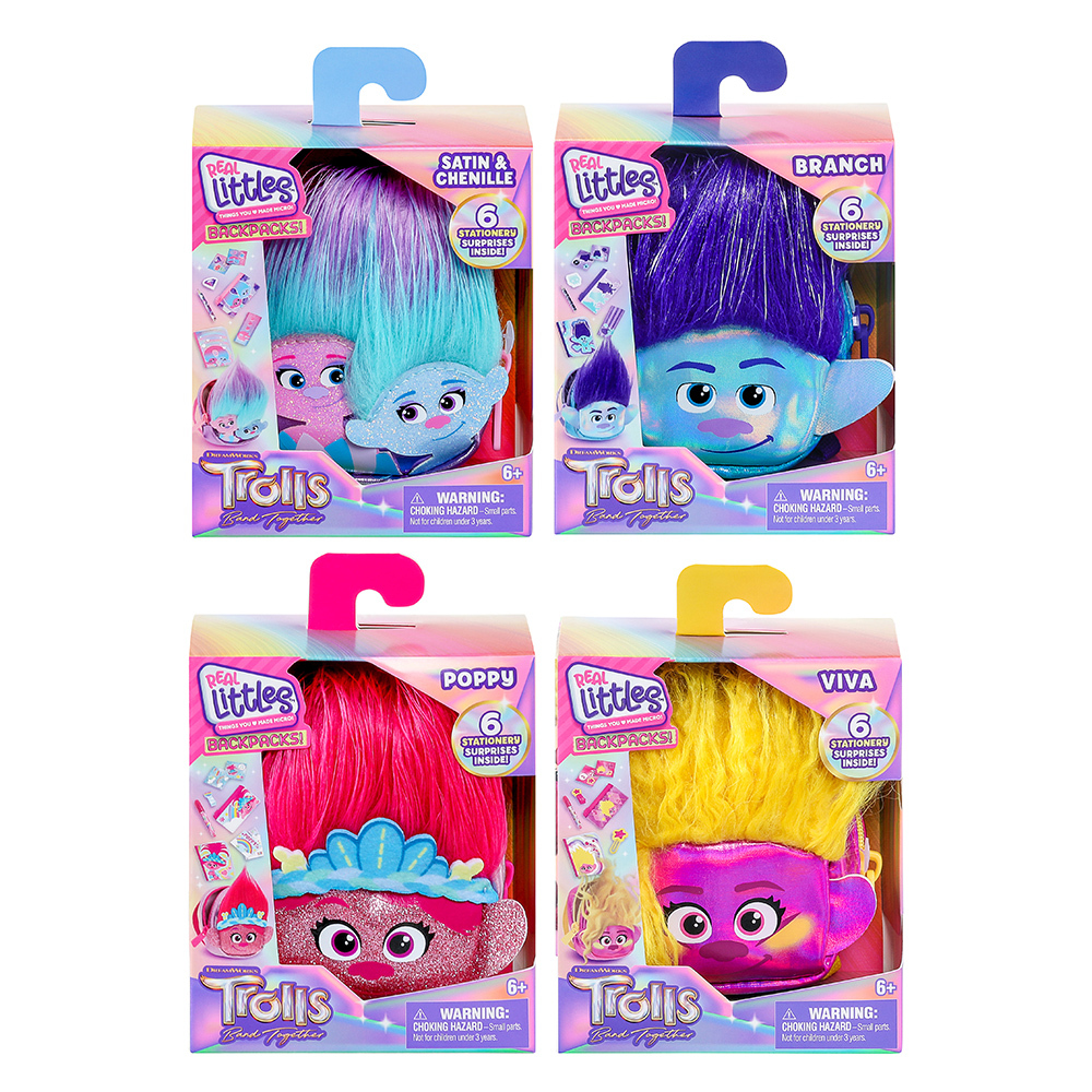 Real Littles Trolls 魔髮精靈 小背包