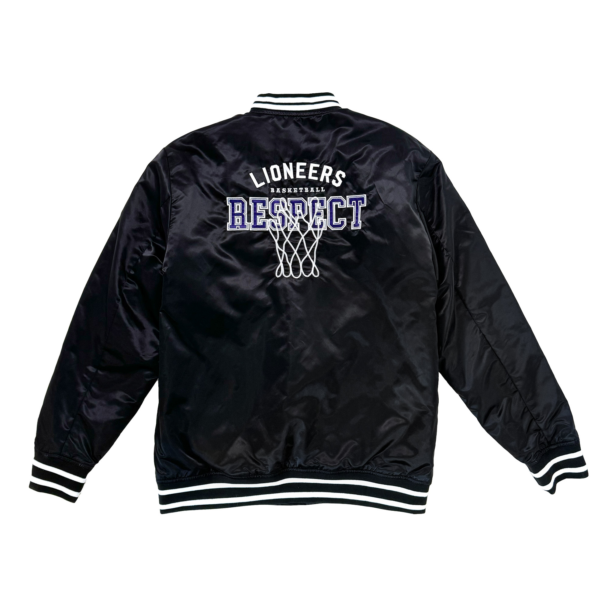 23-24 LIONEERS籃網棒球外套｜黑
