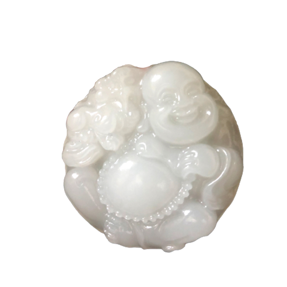 【菩提居】白玉彌勒戲貔貅