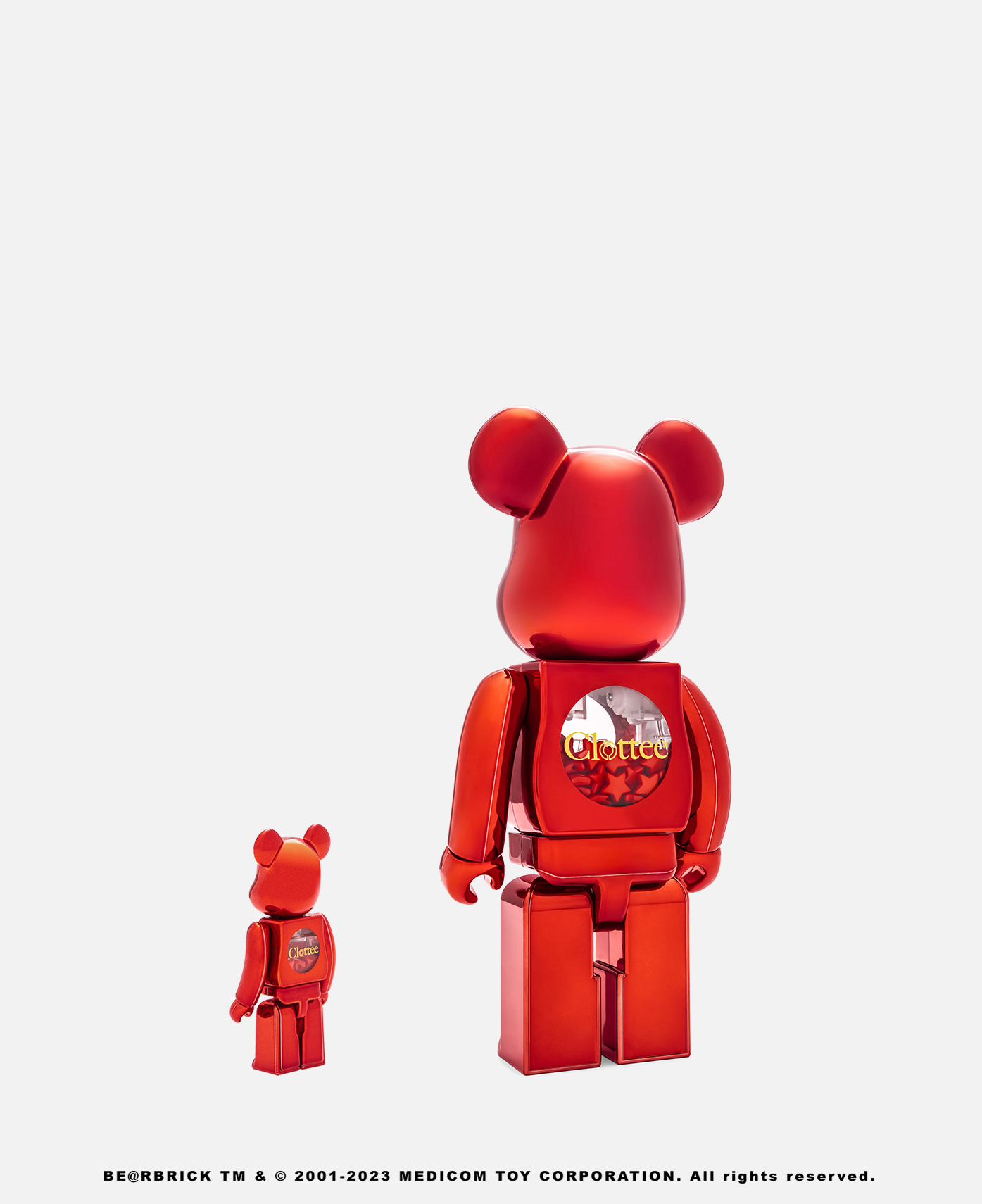 MEDICOM TOY - BE@RBRICK atmos × Clottee 100％ &amp; 400％ MEDICOM TOY BE@RBRICK atmos × Clottee 100% & 400
