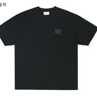 [S] BEENTRILL SIGNATURE SMALL LOGO SHORT SLEEVE T-SHIRT,BLACK, BA232TS010-BK (SBT118)
