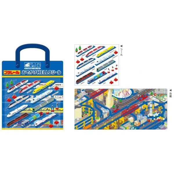 新幹線場景貼紙簿