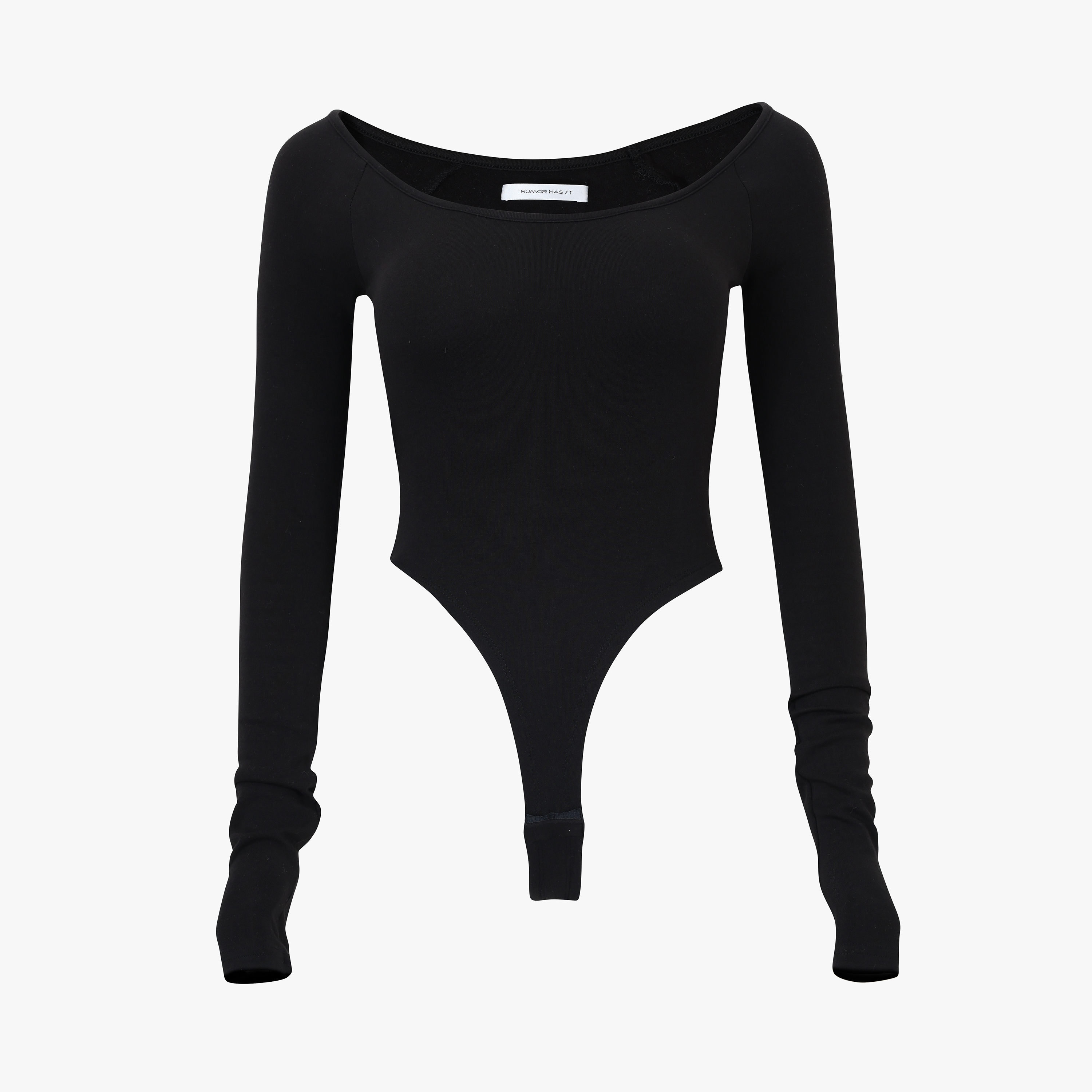Heat Essential-Black U Neck Bodysuit