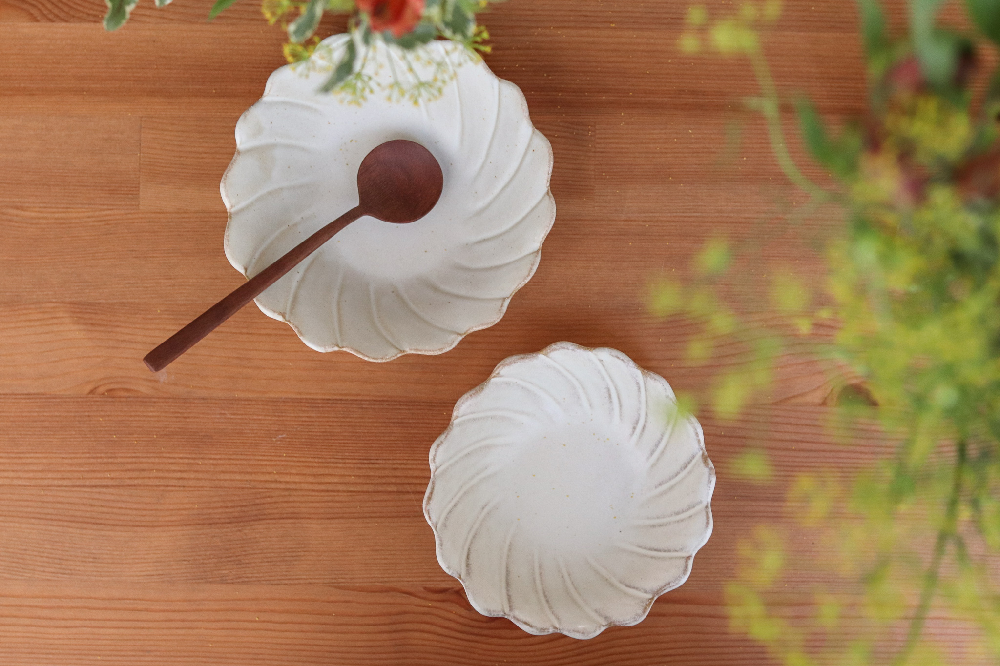 Mashiko Yaki 益子燒 若林健吾 斜菊紋 圓缽 沙拉缽