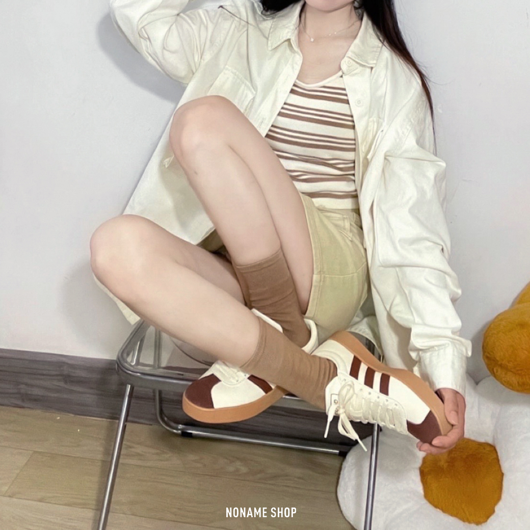 ADIDAS NEO VI COURT 麂皮 皮革 軍訓鞋 焦糖底 美拉德棕 (男/女款)