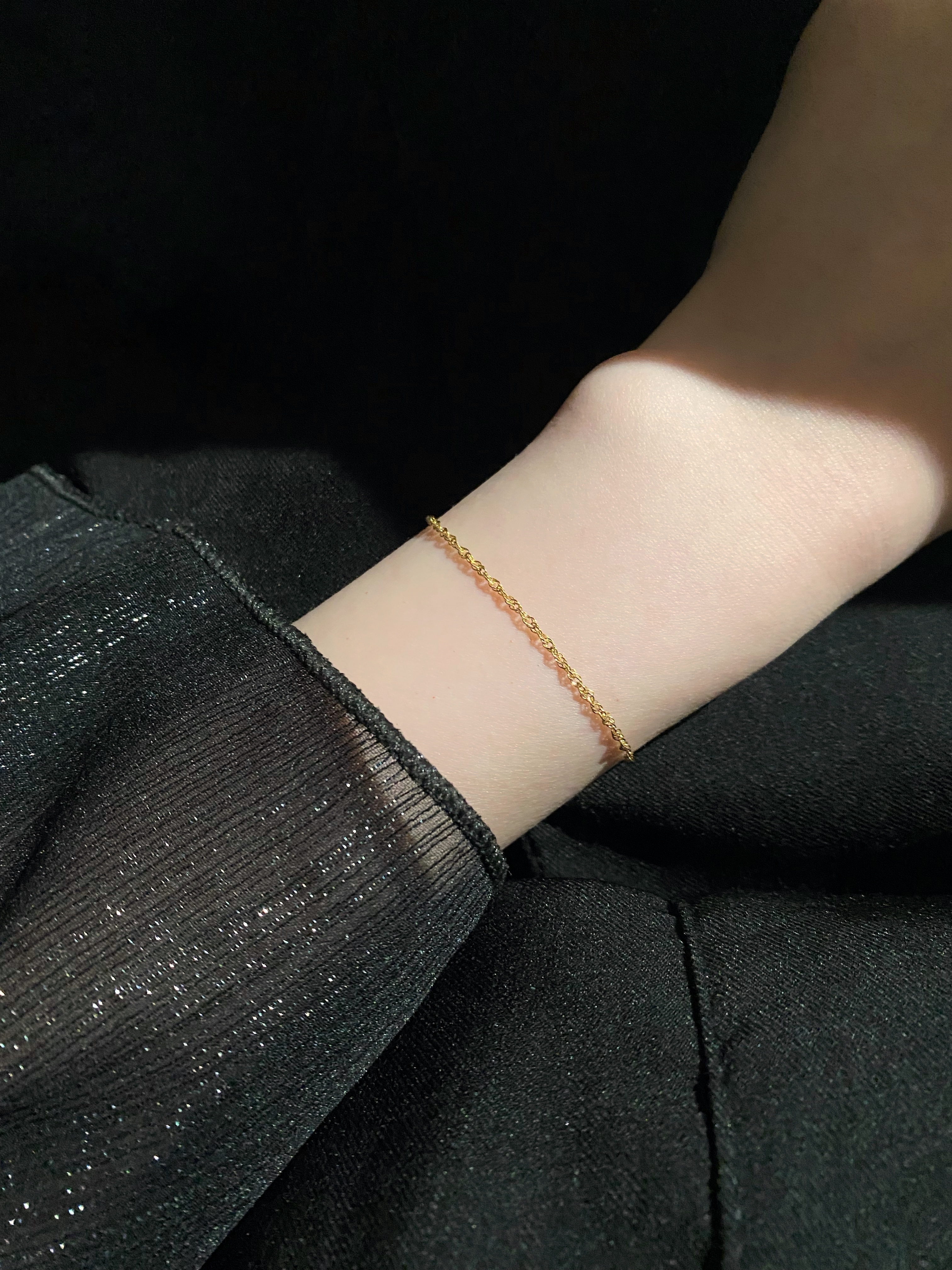 小碎浪麻花手鍊