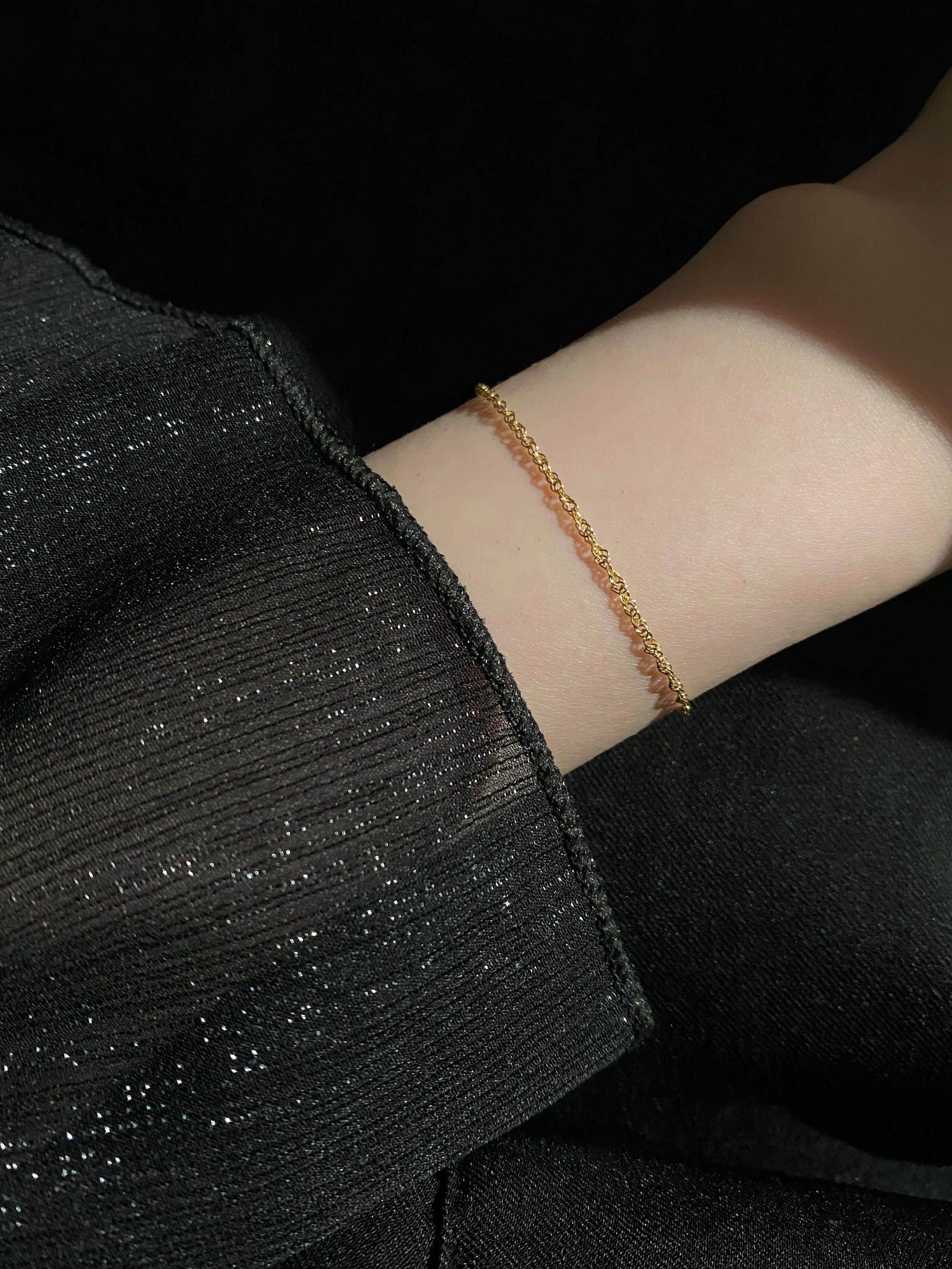 小碎浪麻花手鍊