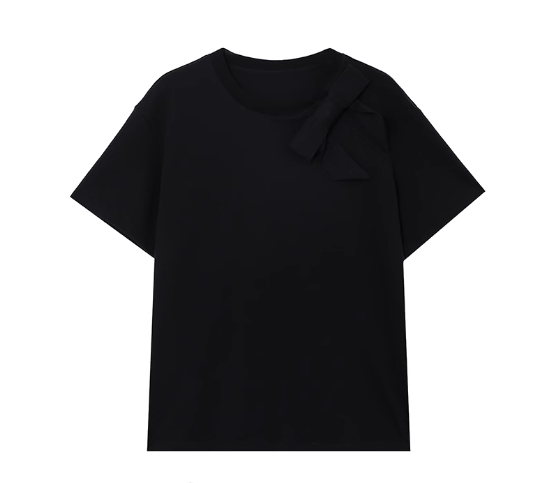 Bow short sleeve T-shirt