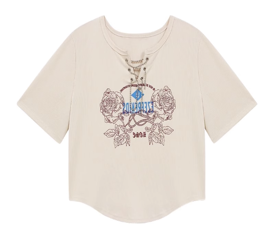 Chain short sleeve T-shirt
