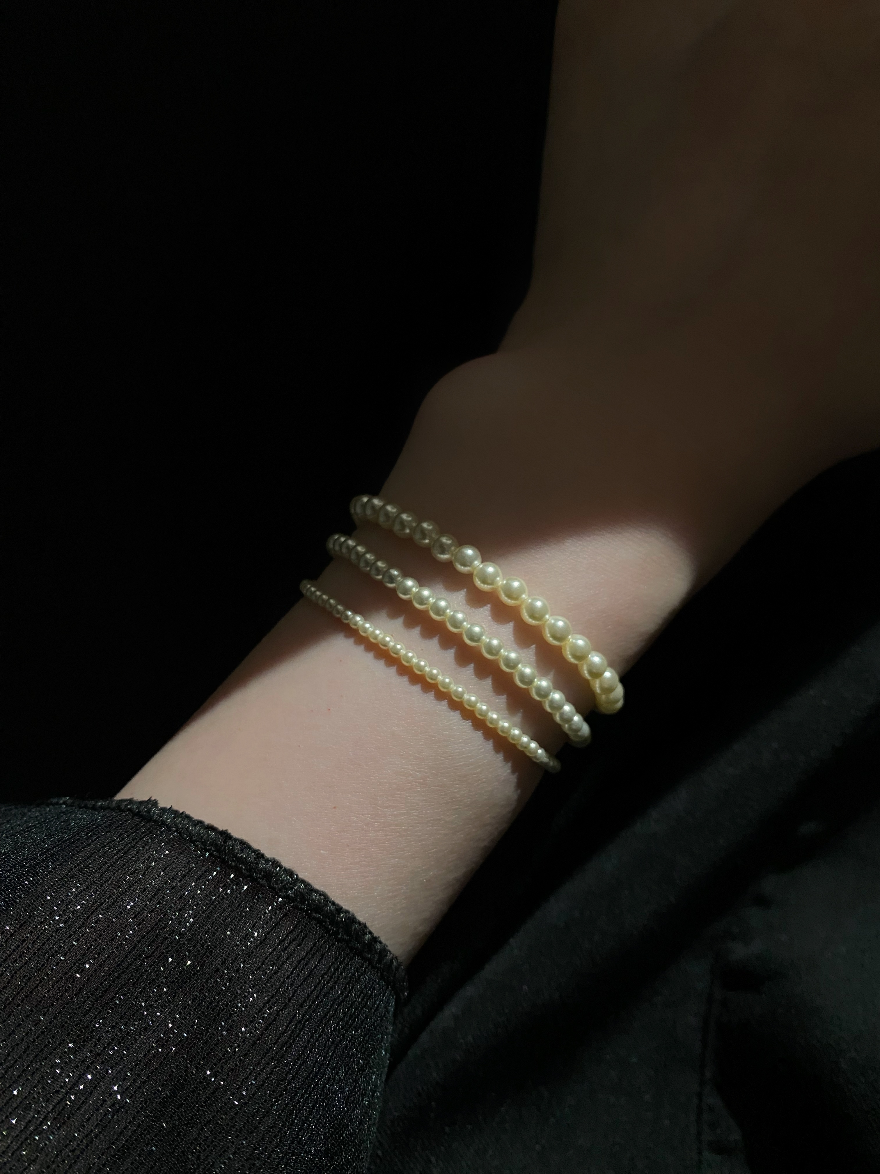 4mm 整圈施華洛珍珠手鍊