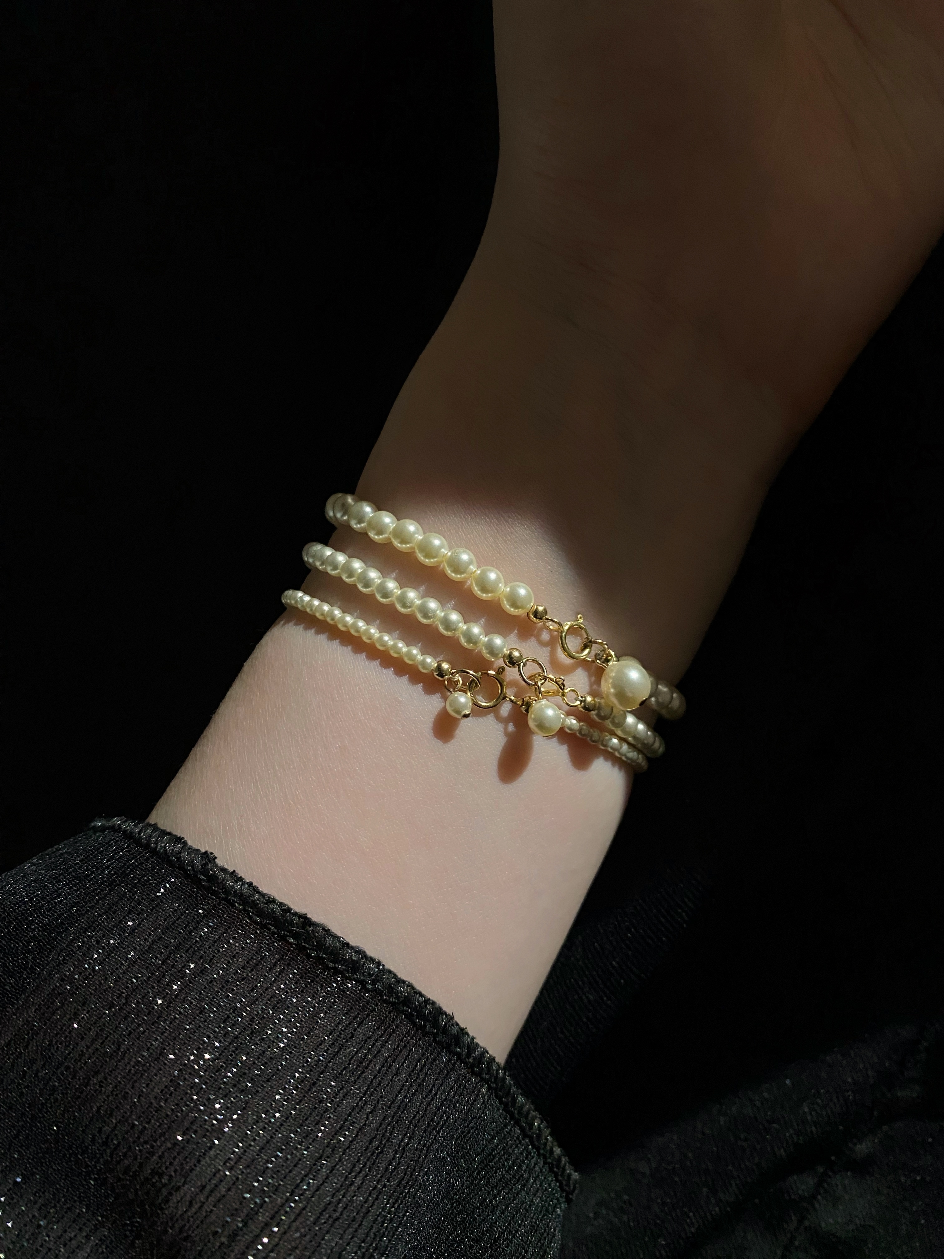 4mm 整圈施華洛珍珠手鍊