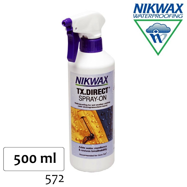【NIKWAX】 噴式防水布料撥水劑 572 《500ml》/ 專業GTX恢復撥水劑