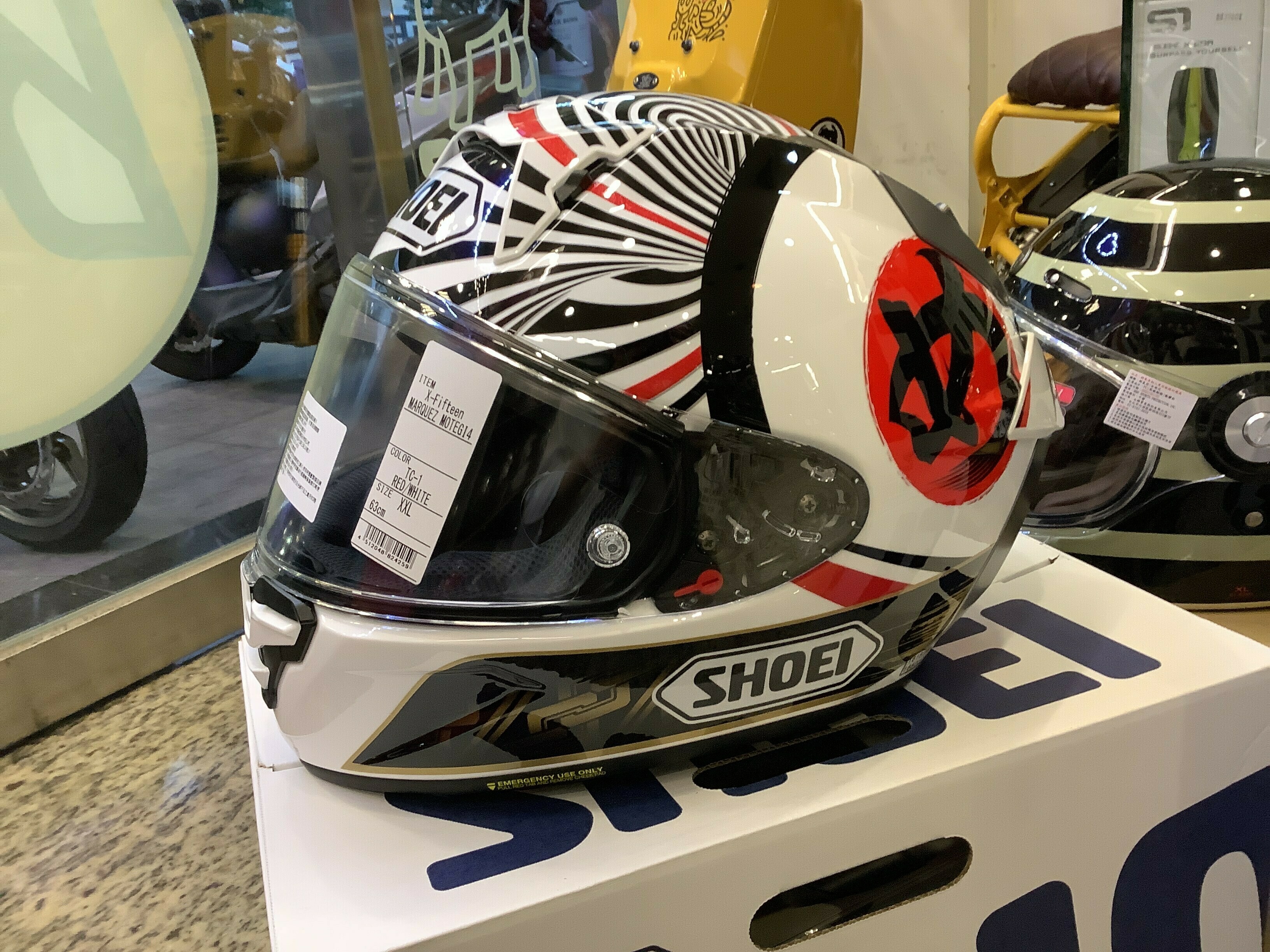 新品 保証付 SHOEI X-Fifteen TC-6 X-15 ショウエイ