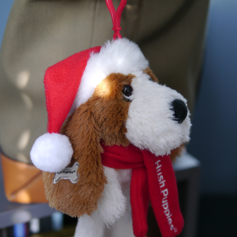 8" 聖誕吊飾巴吉度玩偶