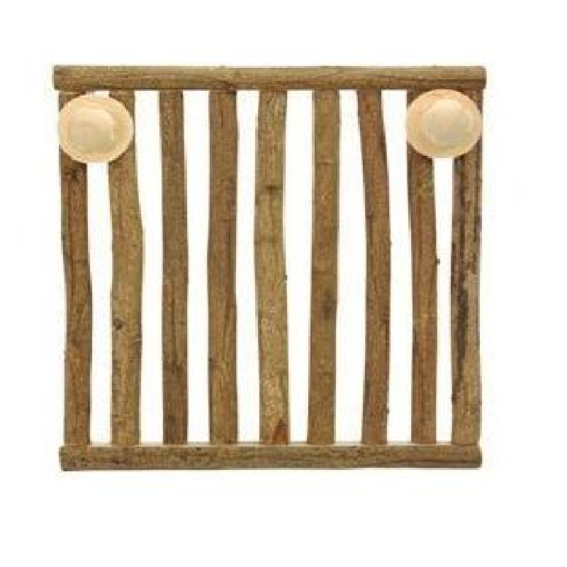 Kawai 天然木材柵欄 - M