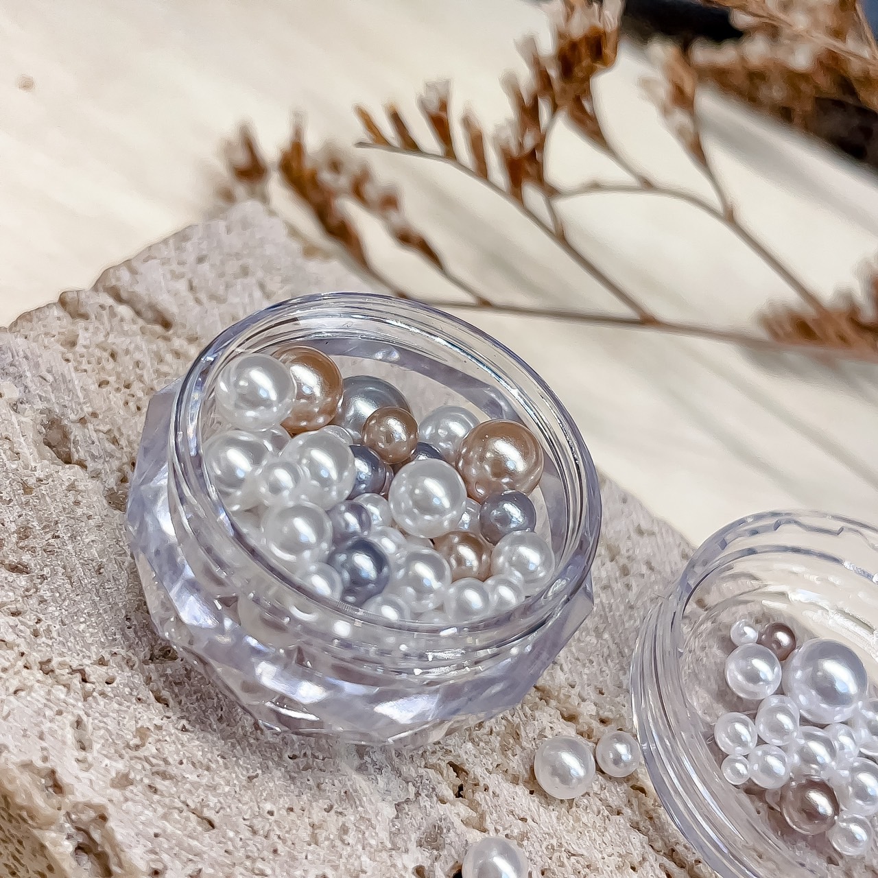 秋冬款立體珍珠