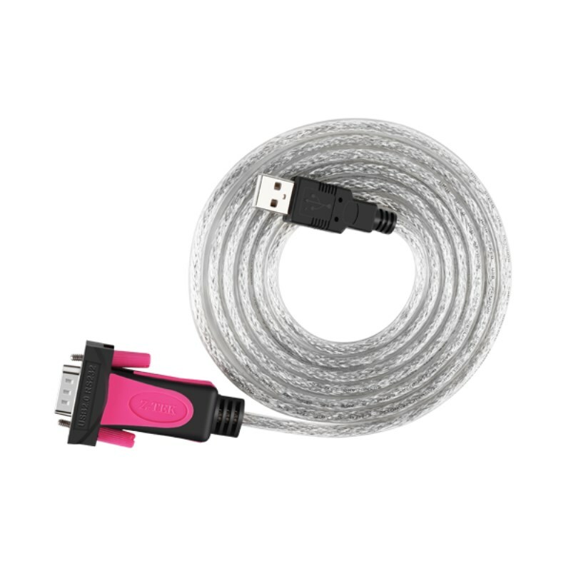 Z-TEK 力特 USB轉RS232 FTDI FT232 英國晶片 串口線