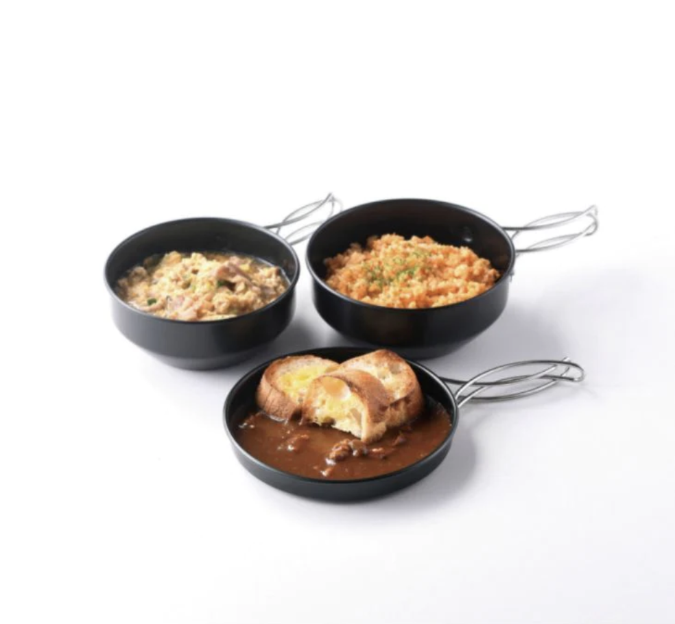 Uniflame Trail Pot 3 Black Cookset 667828 煮食鍋具三件套裝