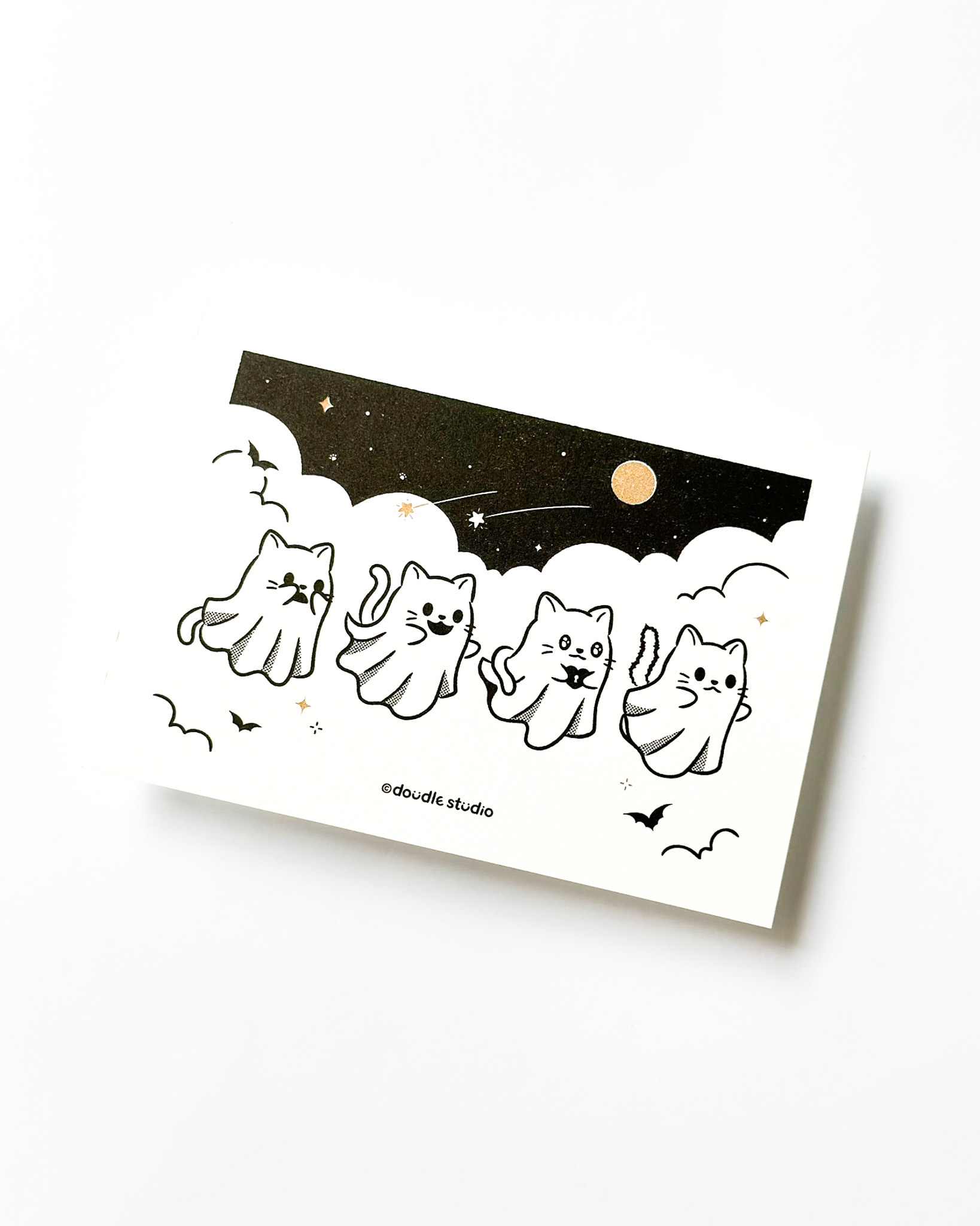 雙色孔版明信片