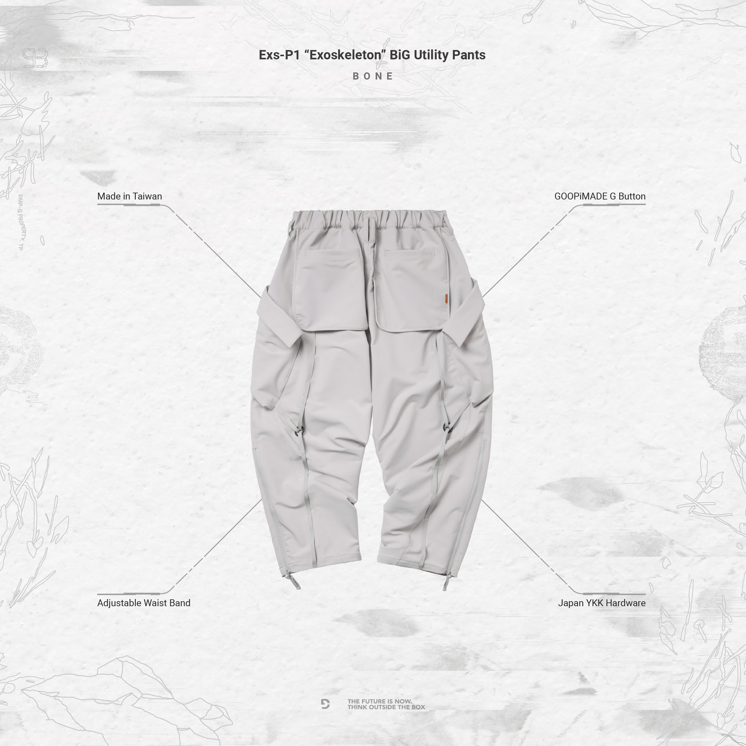 GOOPiMADE] Exs-P1 “Exoskeleton” BiG Utility Pants