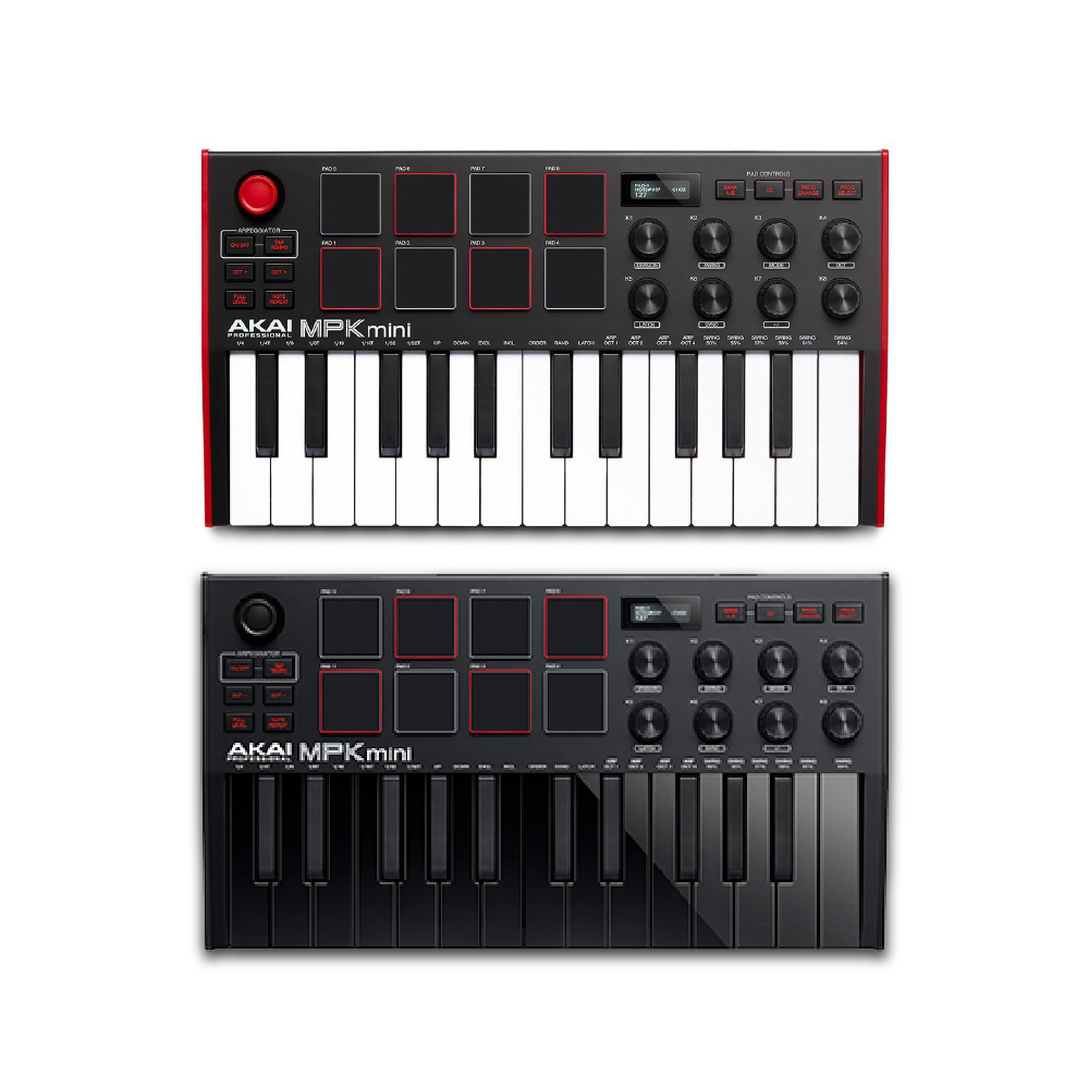 Akai Akai / MPK Mini mk3 25鍵 USB MIDI控制器(2色) 台灣代理公司貨 兩年保固 — 三峽鍵盤 / 鋼琴｜YA! 玩音樂