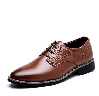Casual leather shoes (12538-B)