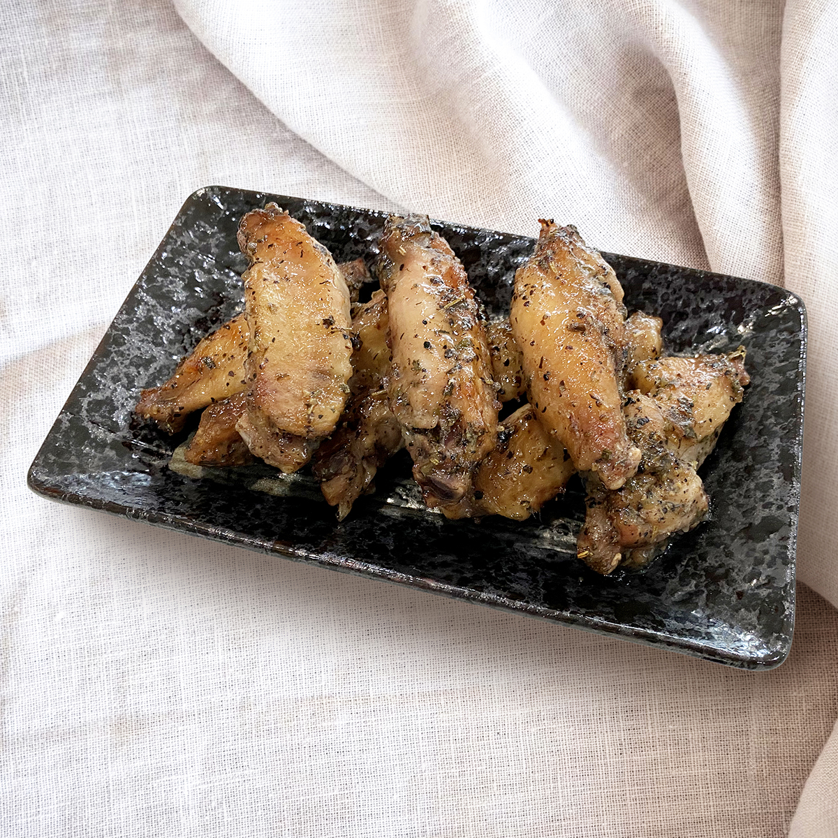 餸菜包：意大利香草蜜糖單骨雞翼