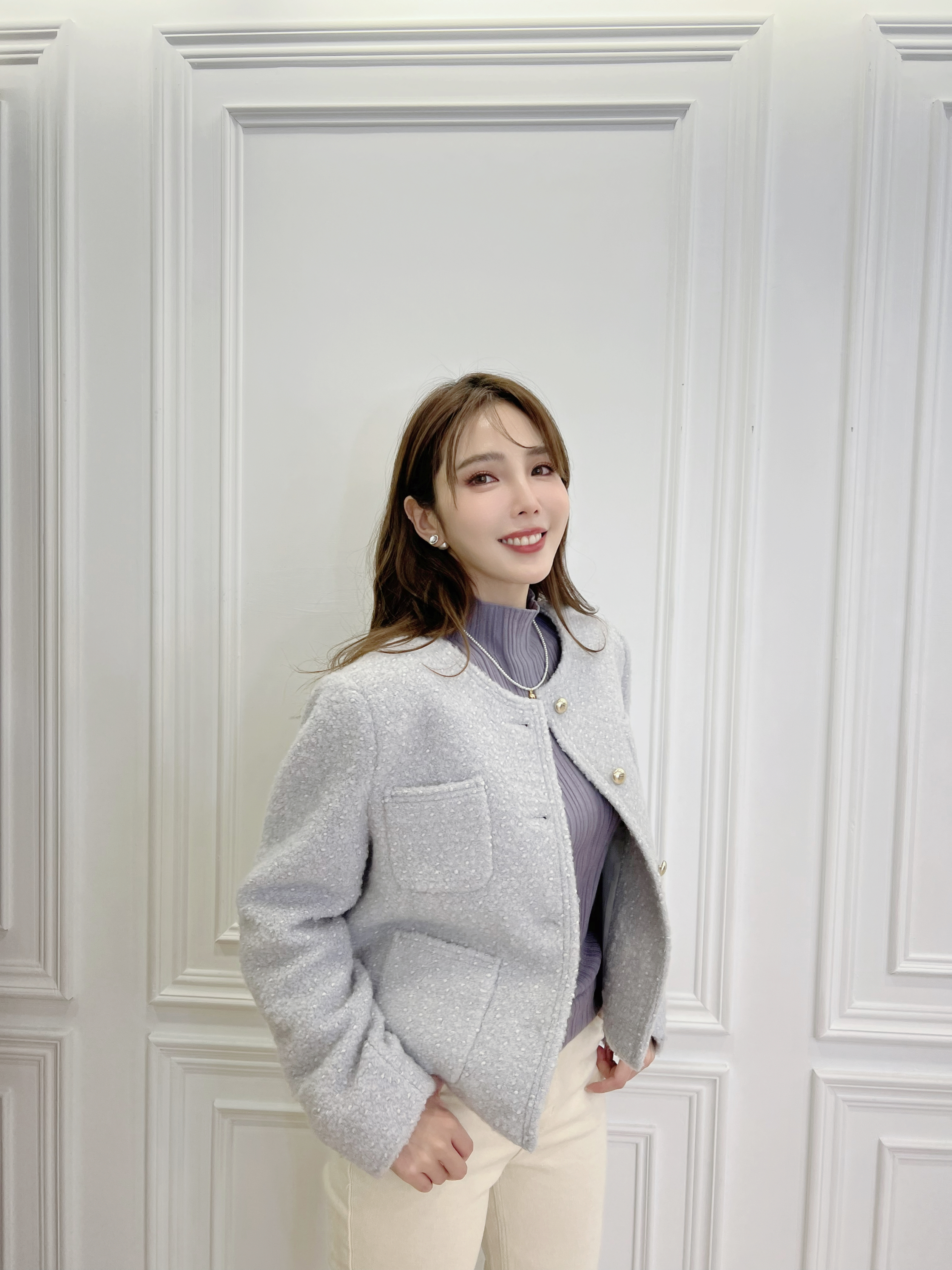 本期必收! cashmere半領上衣