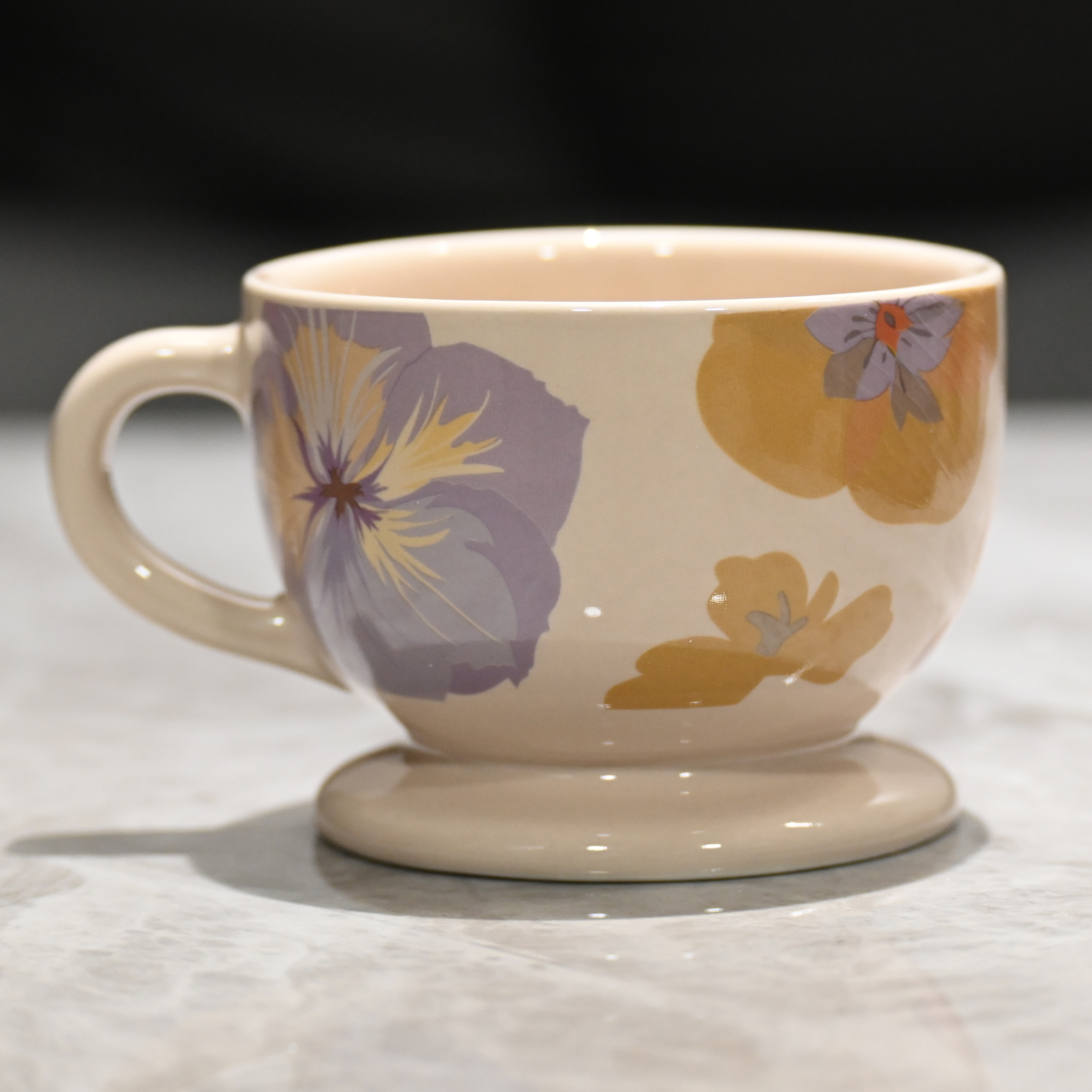 陶瓷杯 - 米白色