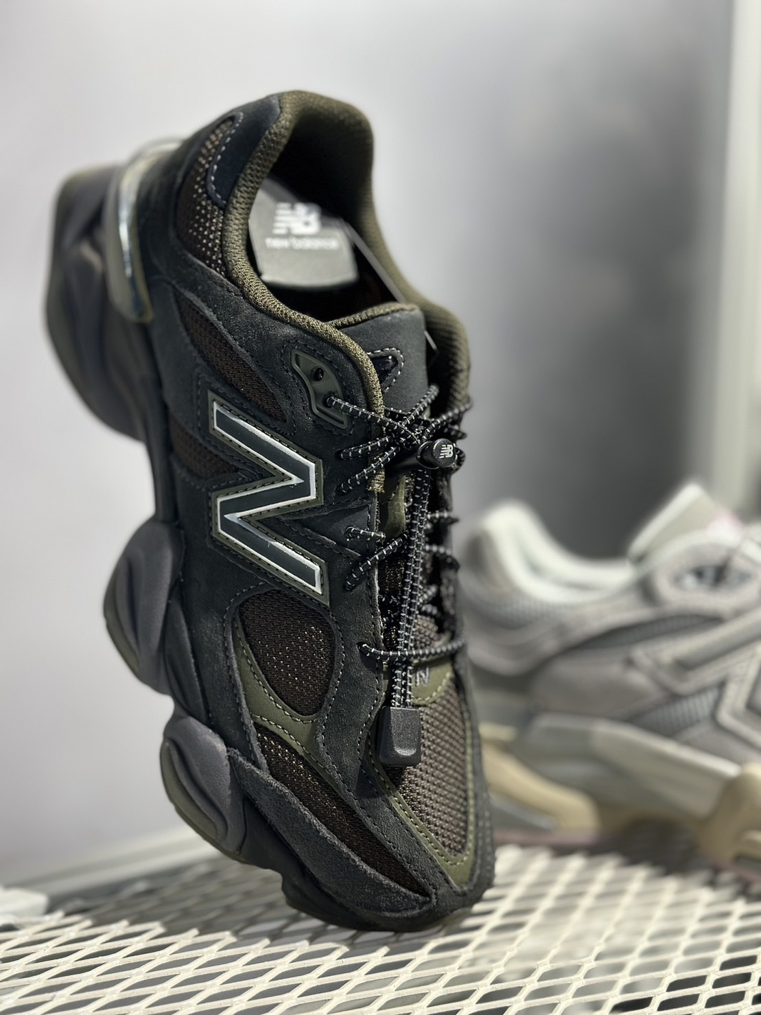 NEW BALANCE 休閒鞋NB 9060 咖啡綠奶油底鞋扣復古男女U9060PH