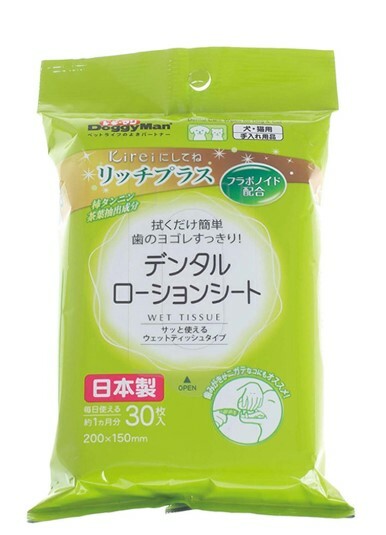 Doggyman 牙齒清潔濕紙巾 30張