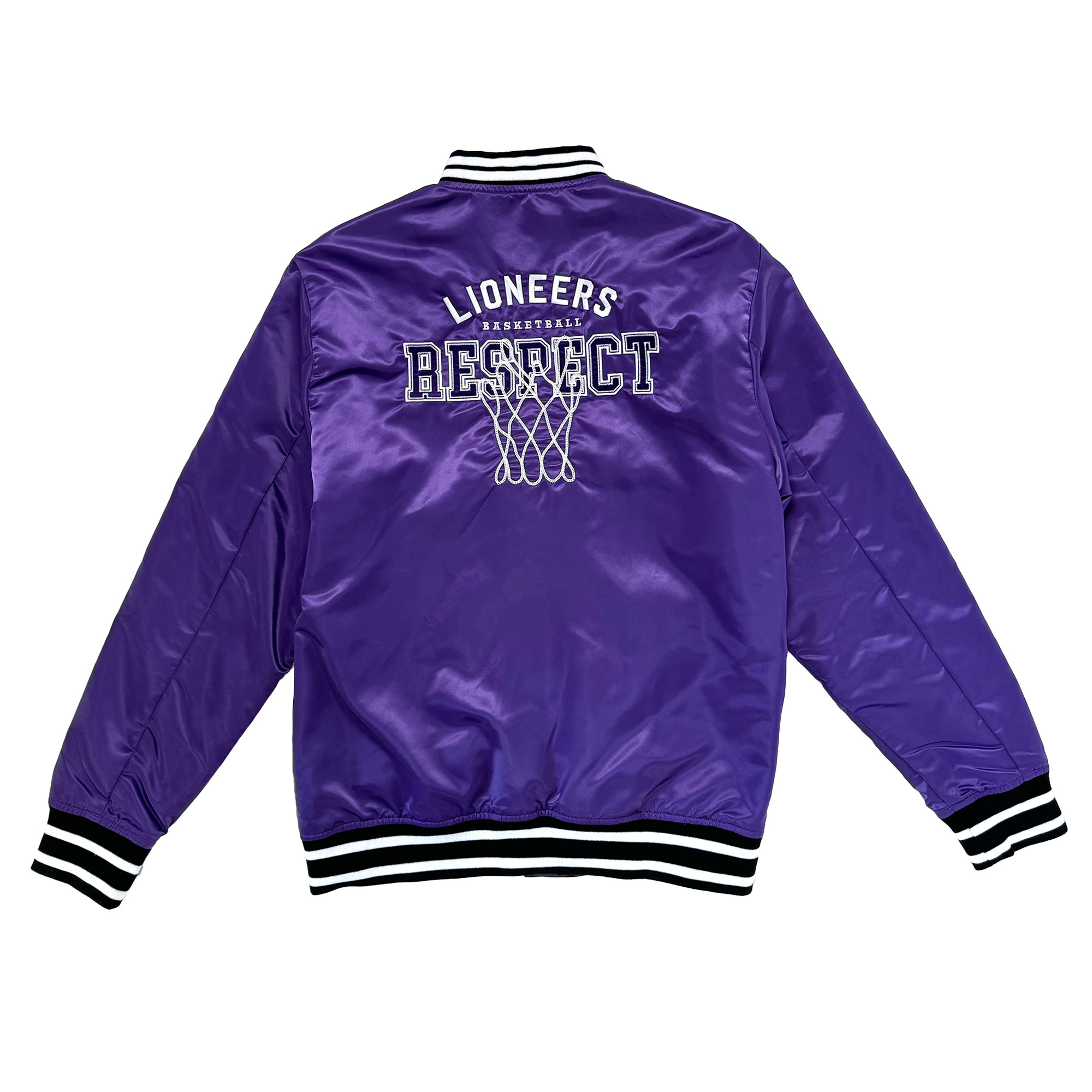23-24 LIONEERS籃網棒球外套｜紫