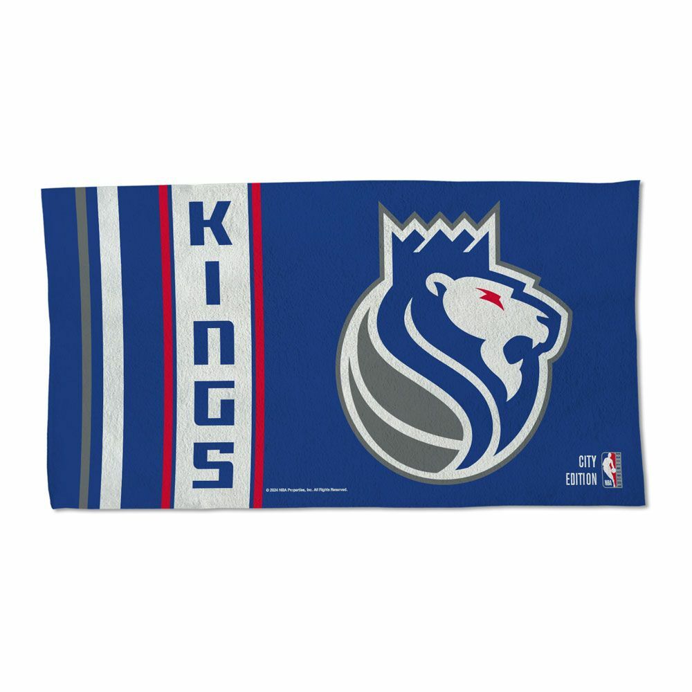 WinCraft 沙加緬度國王隊 2024 城市版 22" X 42" 場邊毛巾