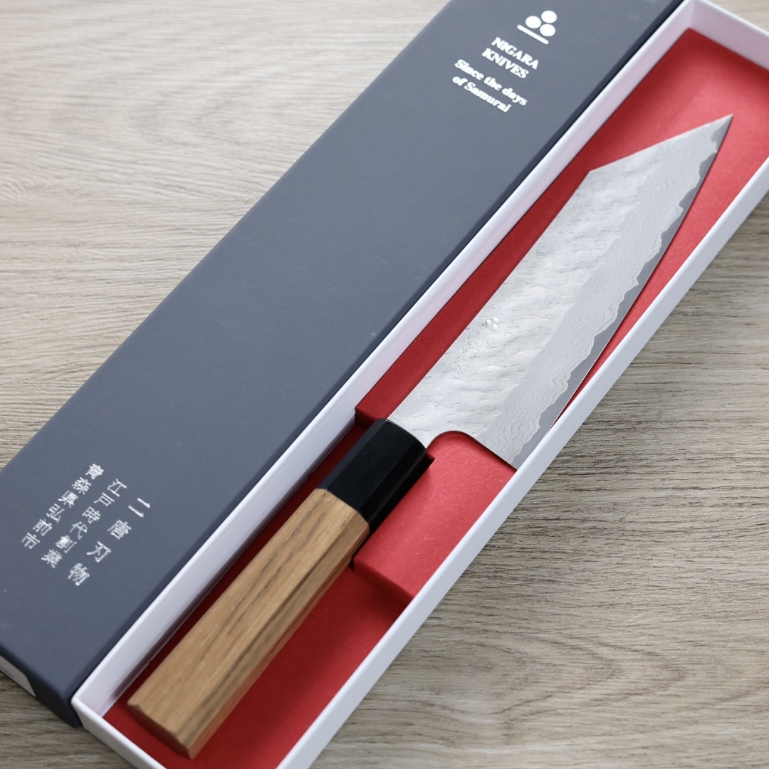 二唐刃物 文化 170mm VG10鋼 磨鎚目