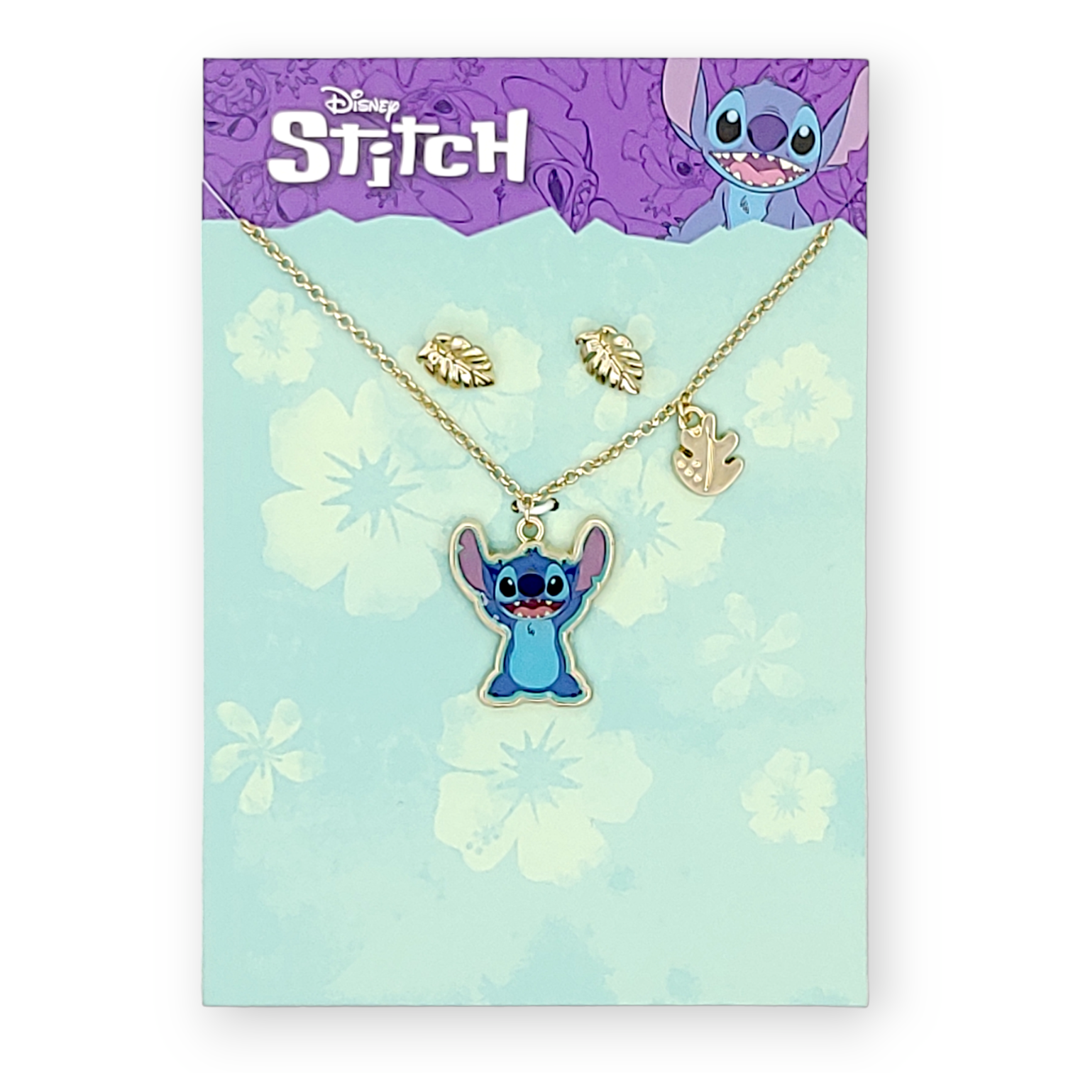 <扮嘢小魔星>史迪仔頸鍊/耳環套裝