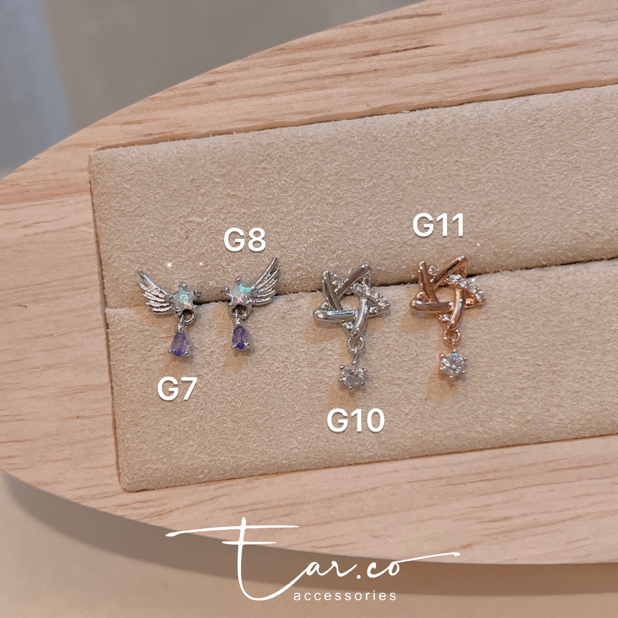 韓國316L醫療鋼耳珠/耳骨釘 [單支] #PG7