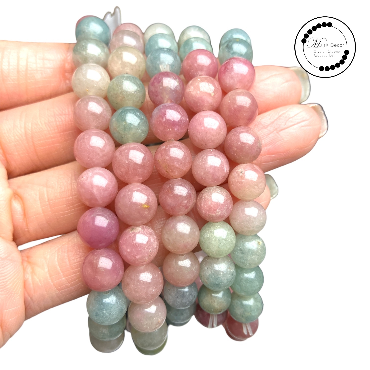 250927 - C39 7mm+馬卡龍彩碧璽手串