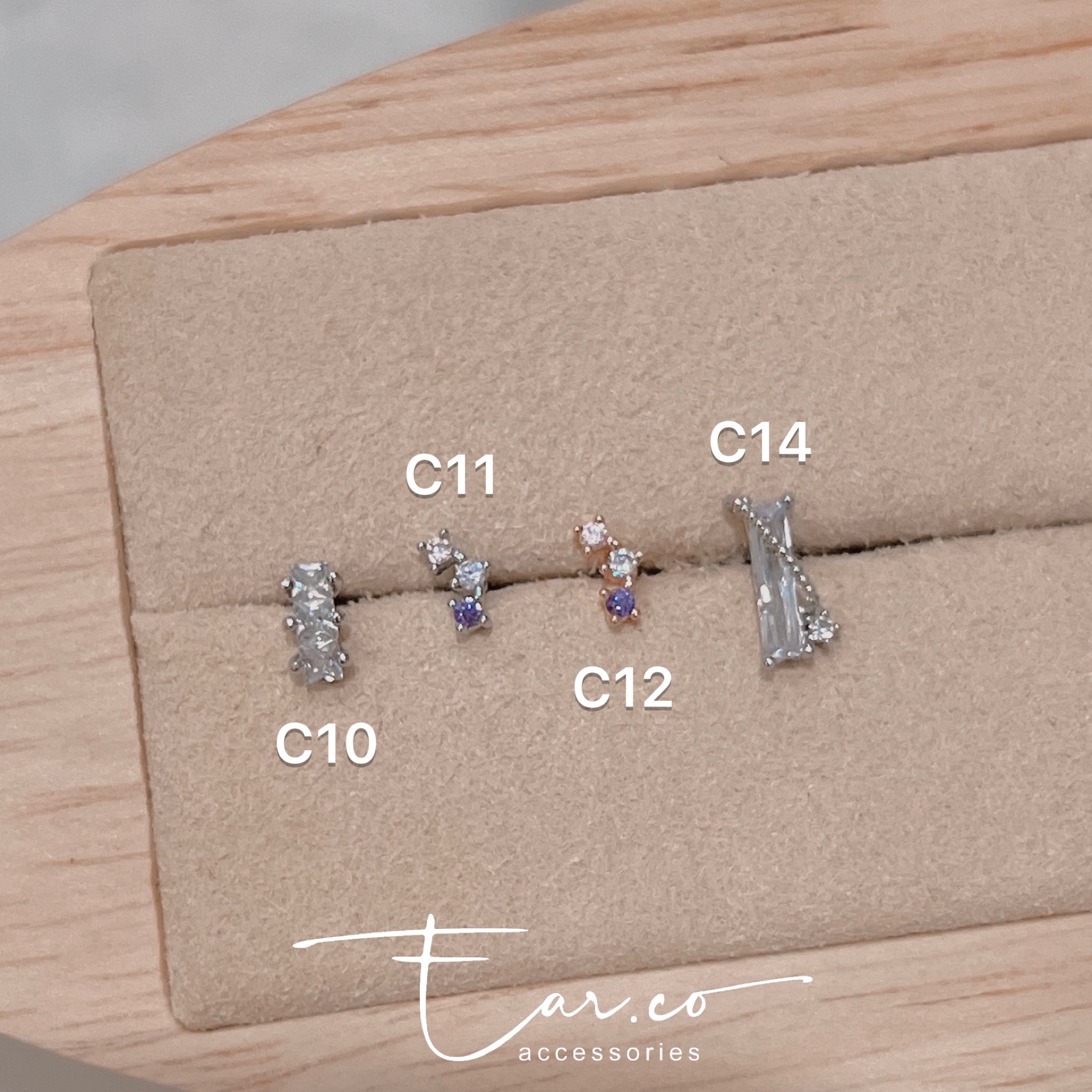 韓國316L醫療鋼耳珠/耳骨釘 [單支] #PC10