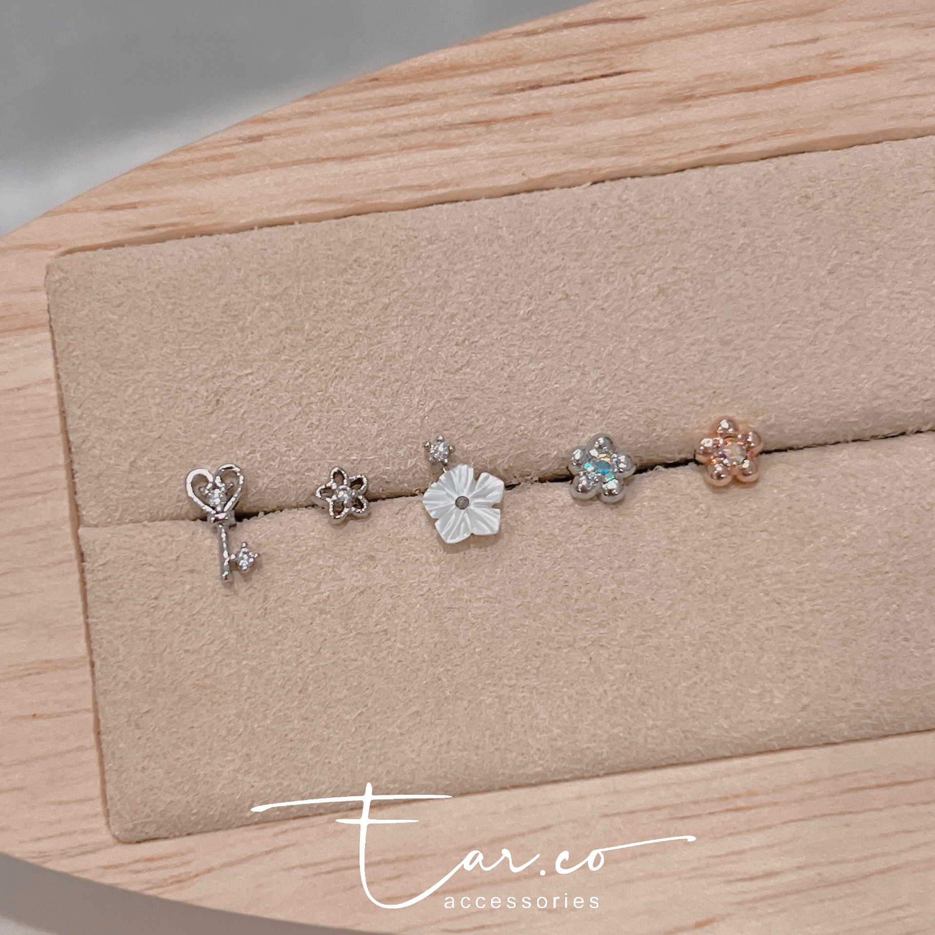 韓國316L醫療鋼耳珠/耳骨釘 [單支] #PC5