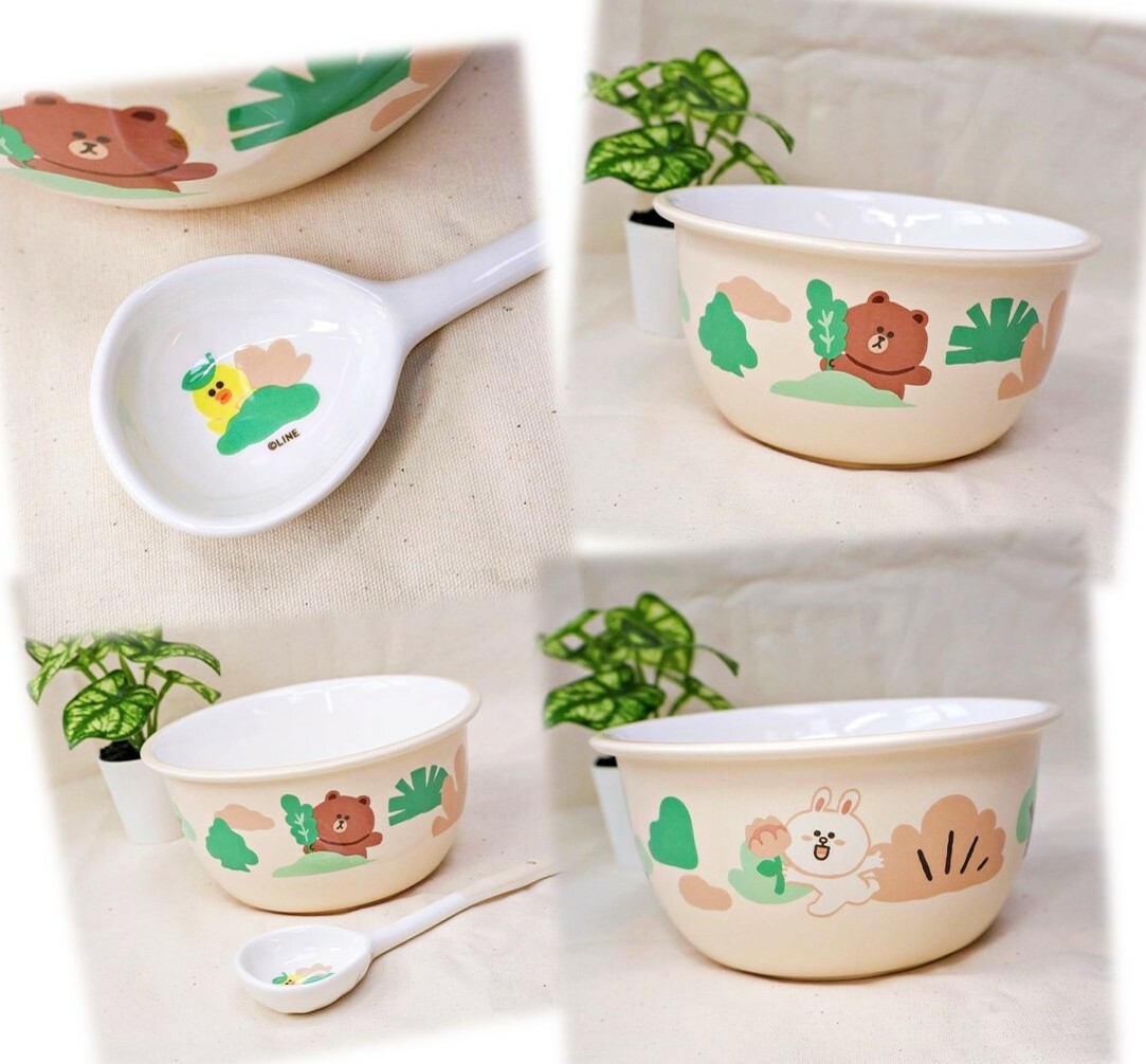 LINE FRIENDS |陶瓷大湯碗餐具禮盒套裝