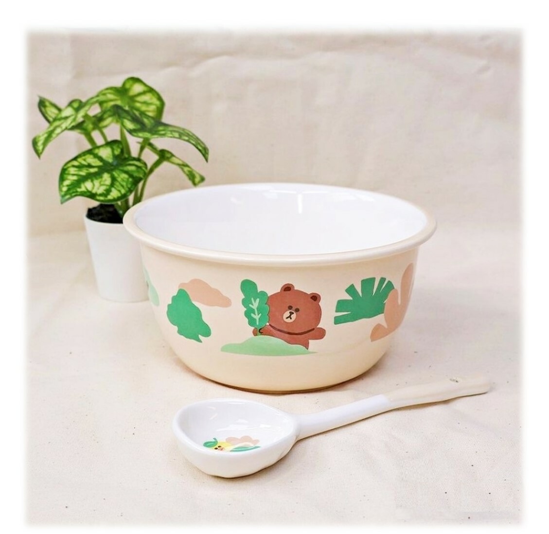 LINE FRIENDS |陶瓷大湯碗餐具禮盒套裝