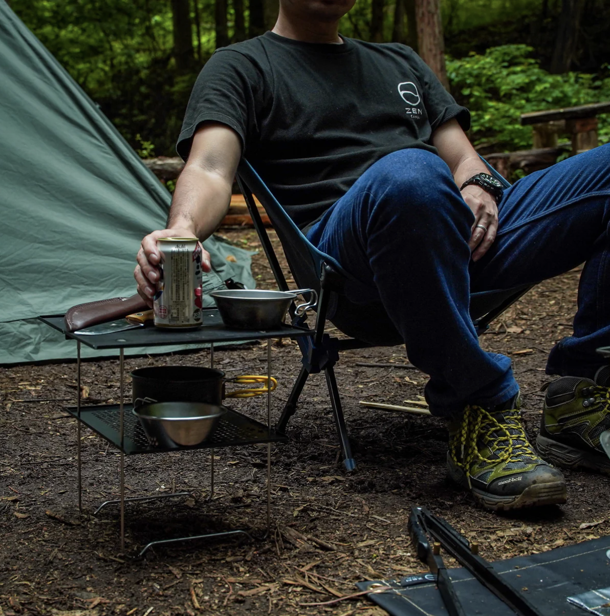 【くりさん様】ZEN Camps Air-2 Table Amazon.com: ZEN Camps Air-2 Tray Table Folding Table, Silver