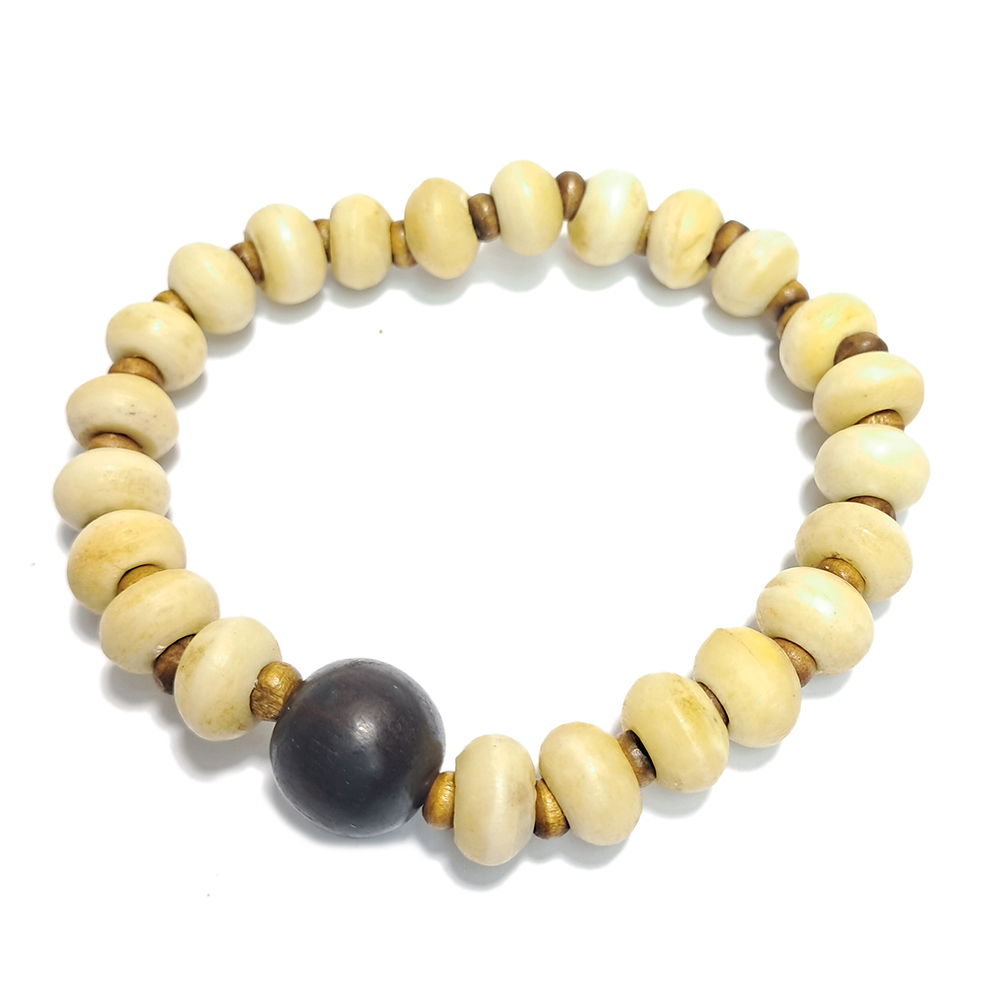 黑檀木&椰殼手珠3*7mm【十方】152825