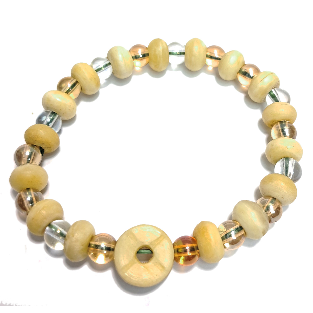 琉璃&椰殼手珠3*7mm【十方】152826