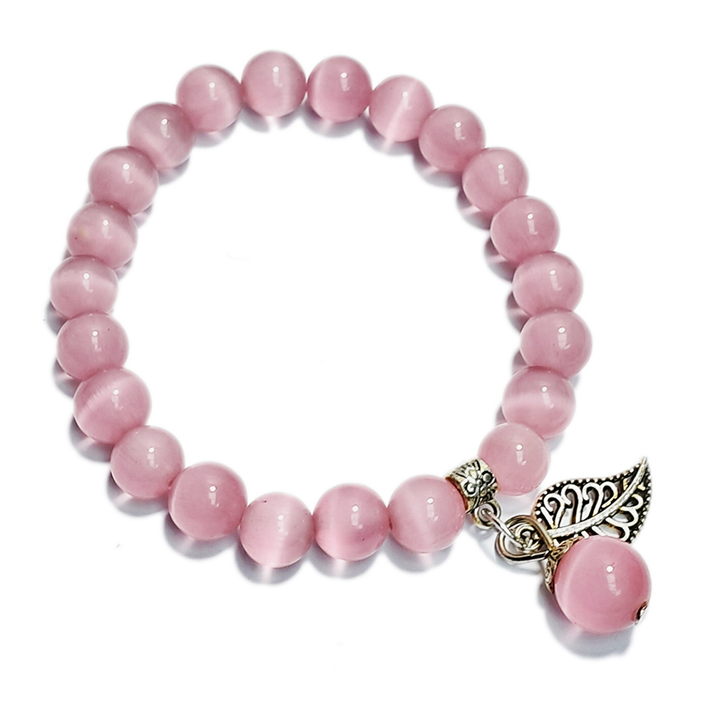 粉紅虎眼石手珠7.7mm【十方】152852