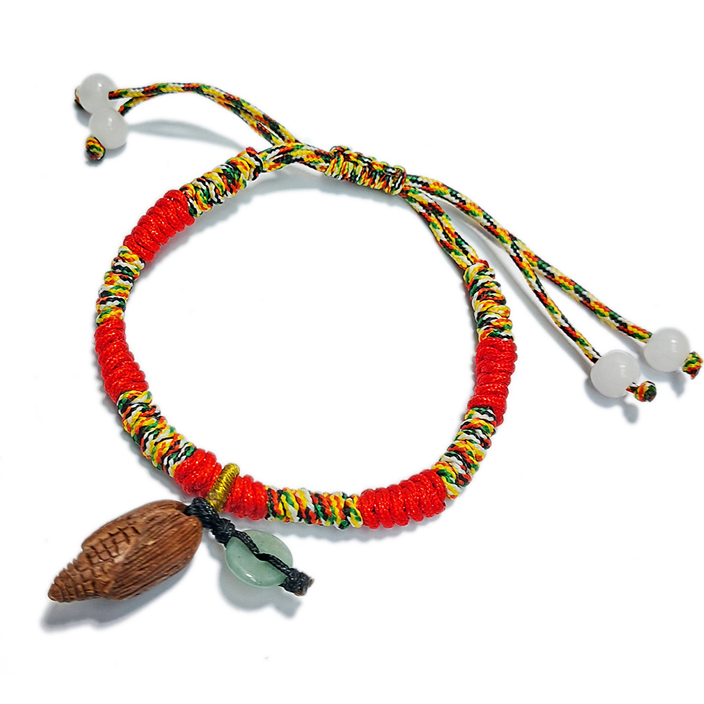 豐收玉米{桃木}&中國結手鍊【十方】152899