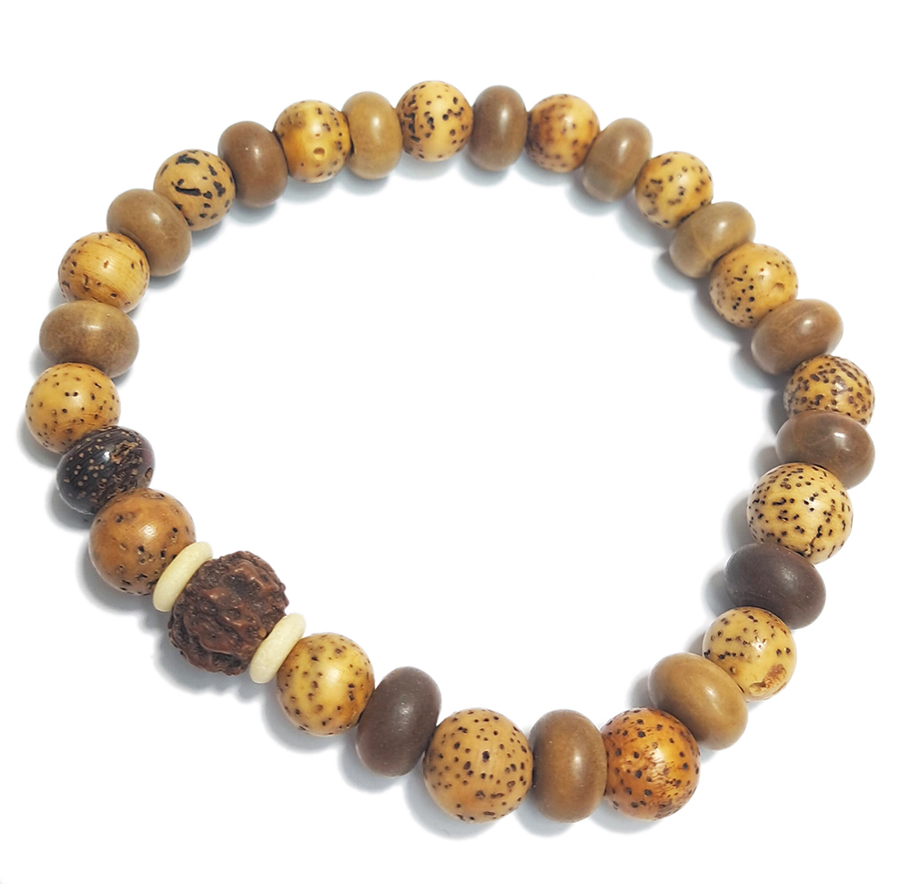 佛首{沉木}&菩提子手珠7mm【十方】152859