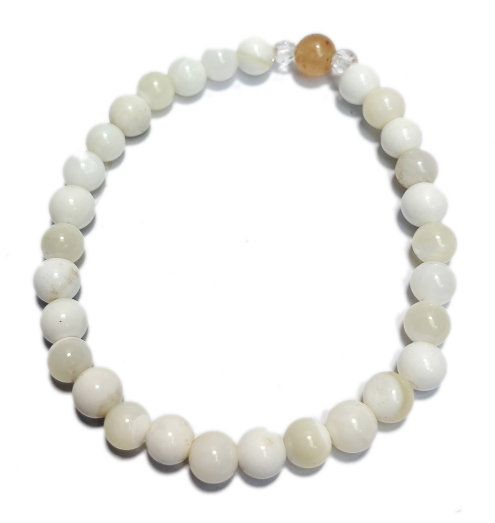 太陽石&金線硨磲手珠6mm【十方】152846