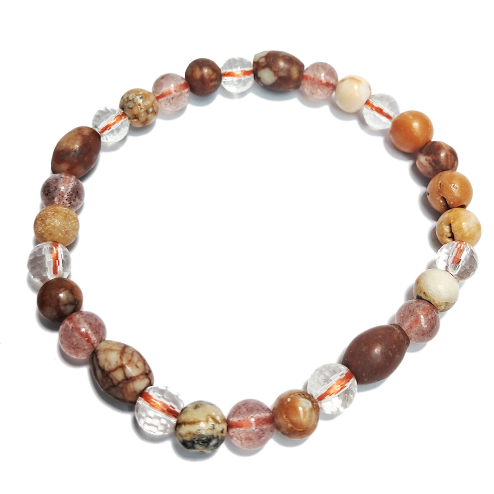 水晶鑽面&龍宮舍利手珠6mm【十方】152842